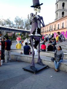 Catrin en el centro de la Ciudad de Toluca